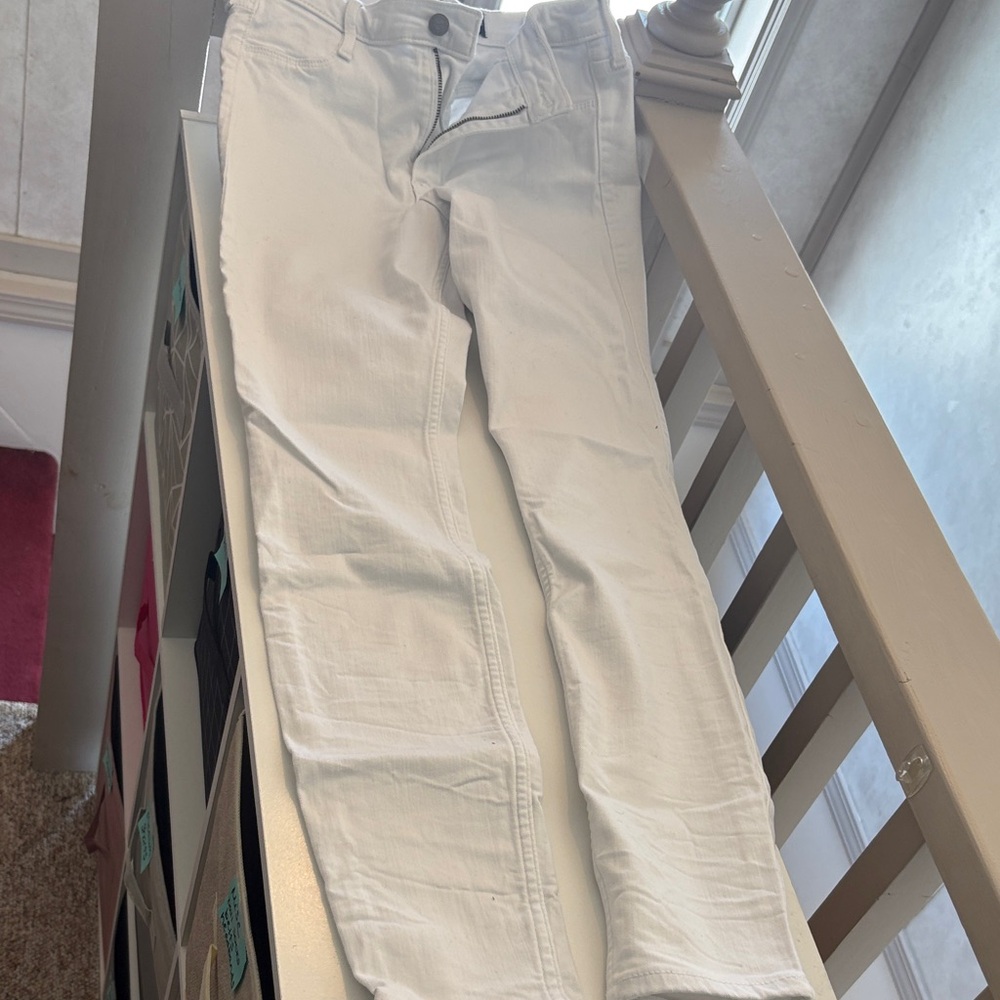 Hollister High Rise White Jean Legging